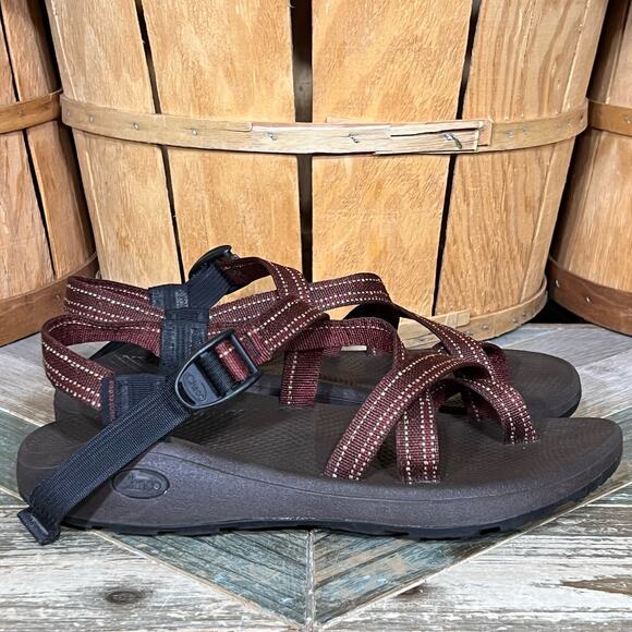 Chaco Z/Cloud 2 Seam Rust Water Friendly Comfort Hiking Sandals Mens Size 11 - Picture 1 of 12
